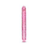 12" Double Ended Pink Jelly Dildo