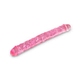 12" Double Ended Pink Jelly Dildo
