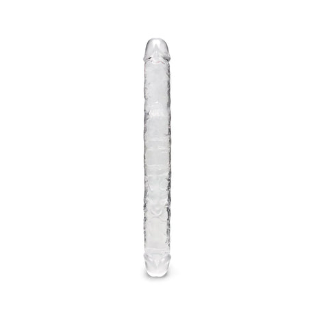 15" Double Ended Clear Jelly Dildo
