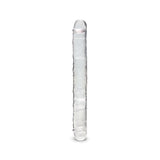 15" Double Ended Clear Jelly Dildo