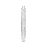 15" Double Ended Clear Jelly Dildo