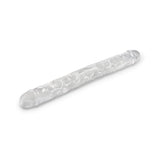 15" Double Ended Clear Jelly Dildo