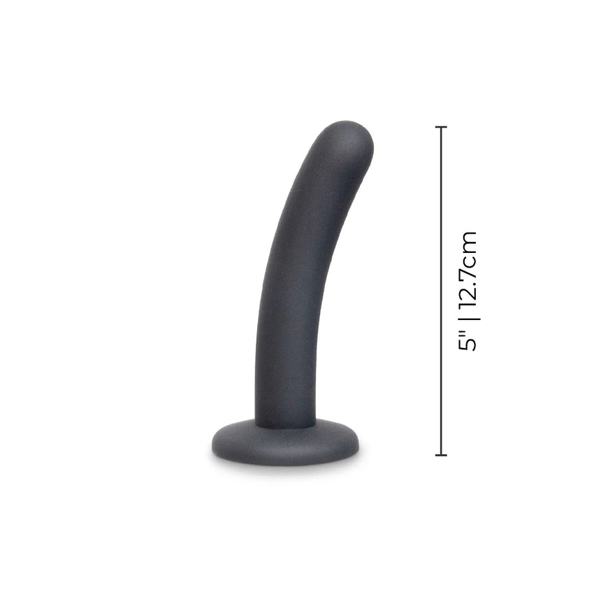 5" Curved Silicone Dildo