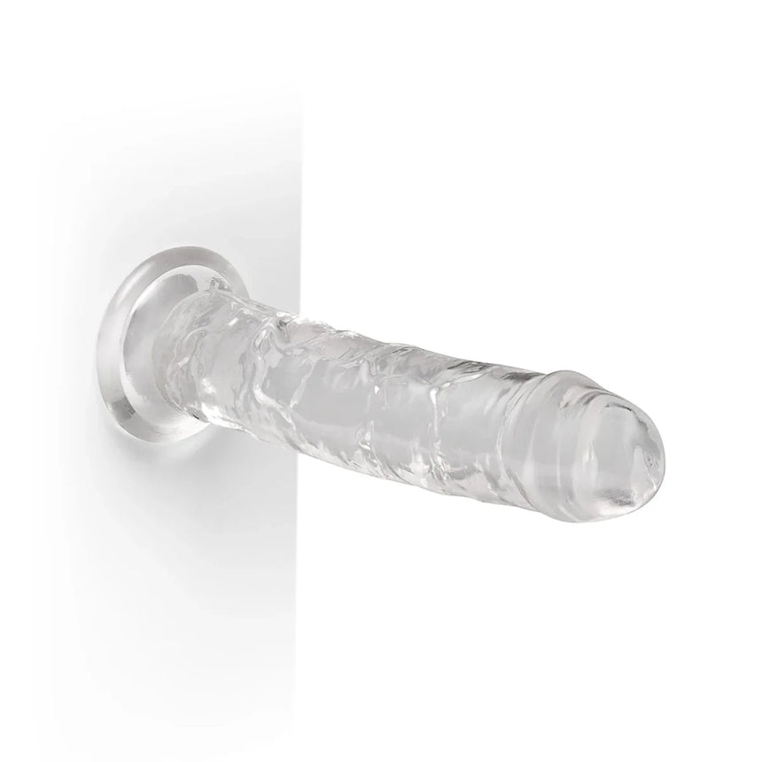 6" Clear Jelly Dildo