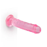 6" Pink Jelly Dildo