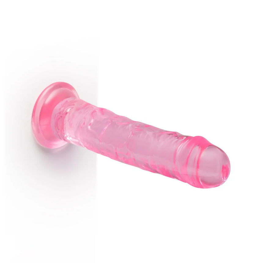 6" Pink Jelly Dildo