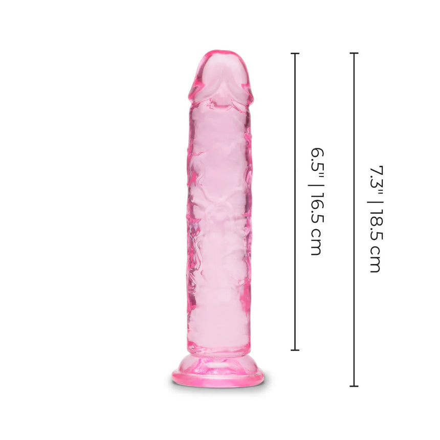 6" Pink Jelly Dildo