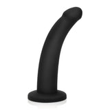 7-Inch Black Silicone Dildo