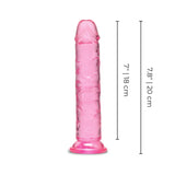 7" Pink Jelly Dildo