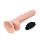 8 Inch Realistic Thrusting Remote Control Dildo