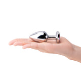 Jewel Heart Metal Butt Plug Training Set