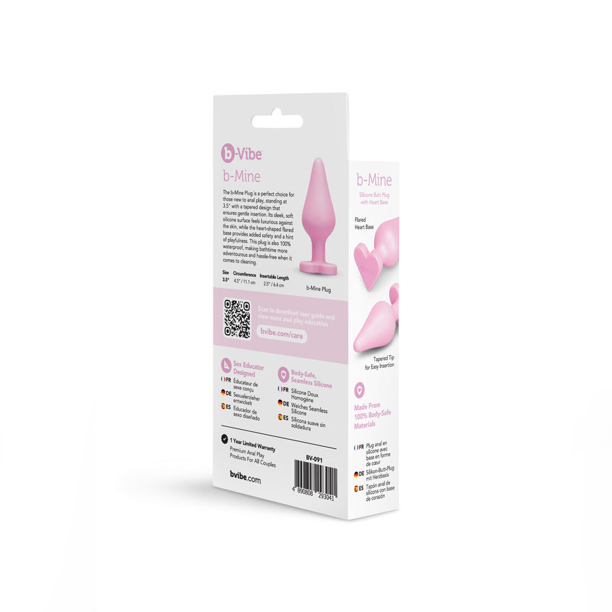 Butties B-Mine Heart Base Silicone Butt Plug