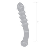9” Purple Rain Ribbed Dildo