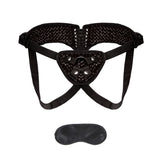 Diamond Velvet Strap-On Corset Harness