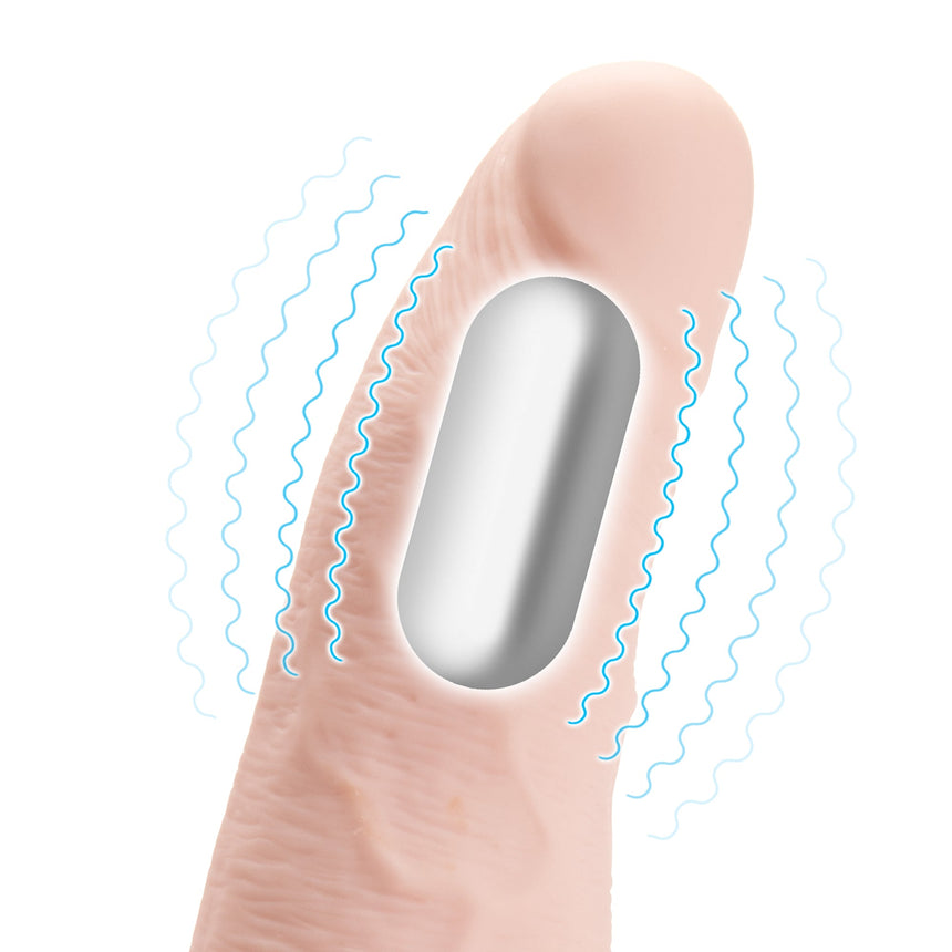 6” Rechargeable Strap-On With Balls