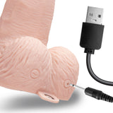 6” Rechargeable Strap-On With Balls