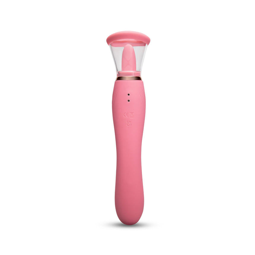 Le Wand  Lick 3-In-1 Rechargeable Double-Ended Vibrator