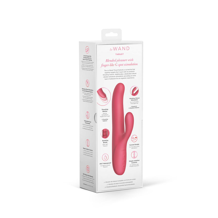 Le Wand Thrust Rechargeable Thrusting Rabbit Vibrator