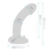 Pegasus 6” Curved Realistic Vibrating Pegging Dildo Set With Harness