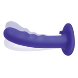 Pegasus 6” Curved Wave Vibrating Pegging Dildo Set With Harness