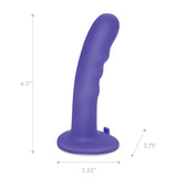 Pegasus 6” Curved Wave Vibrating Pegging Dildo Set With Harness