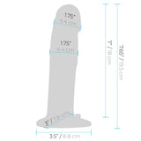 Pegasus 8” Realistic Silicone Vibrating Pegging Dildo Set