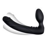 Pegasus 7” Strapless Strap-On Silicone Vibrating Pegging Dildo Set