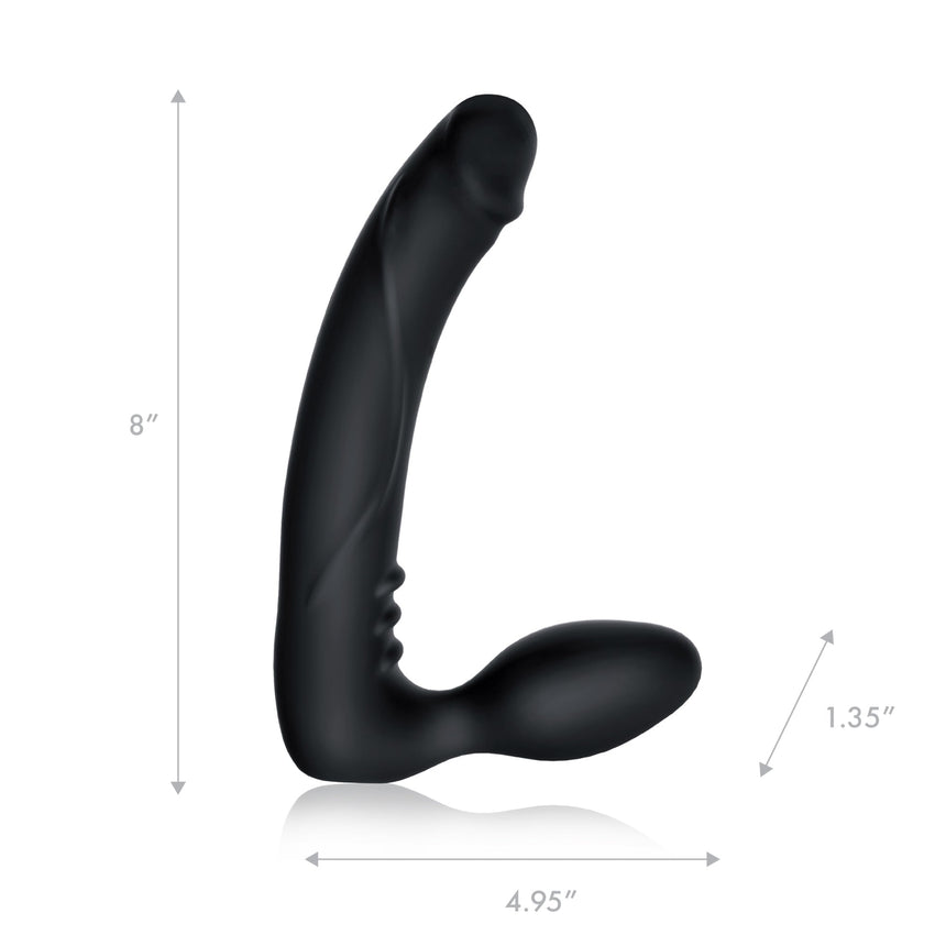Pegasus 7” Strapless Strap-On Silicone Vibrating Pegging Dildo Set