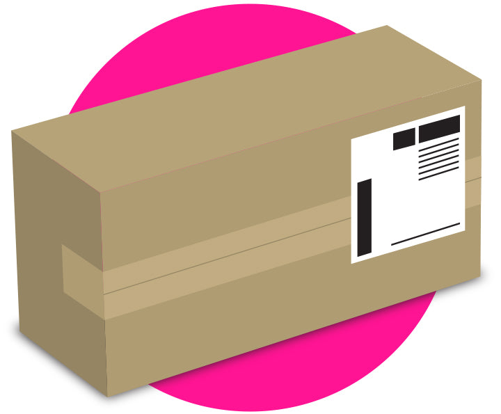Discreet Packaging and Shipping Labels when you buy the Together Couples' Vibrator