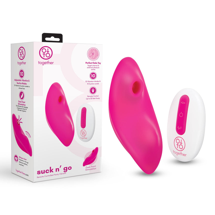 Together Vibes Suck N' Go Remote Controlled Panty Vibrator