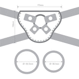 POP Silicone 5.5" Dildo and Harness Set