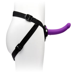 TILT Silicone 6.5" Dildo and Harness Set