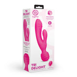Tri Delight Dual-Ended Triple Stim Wand & Rabbit Vibrator