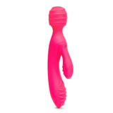 Tri Delight Dual-Ended Triple Stim Wand & Rabbit Vibrator