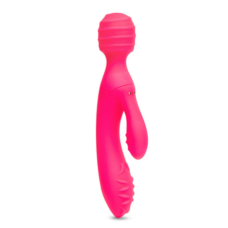 Tri Delight Dual-Ended Triple Stim Wand & Rabbit Vibrator