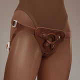 NudeFit Fully Adjustable Unisex Strap-On Harness with 3 O-Rings