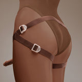 NudeFit Fully Adjustable Unisex Strap-On Harness with 3 O-Rings