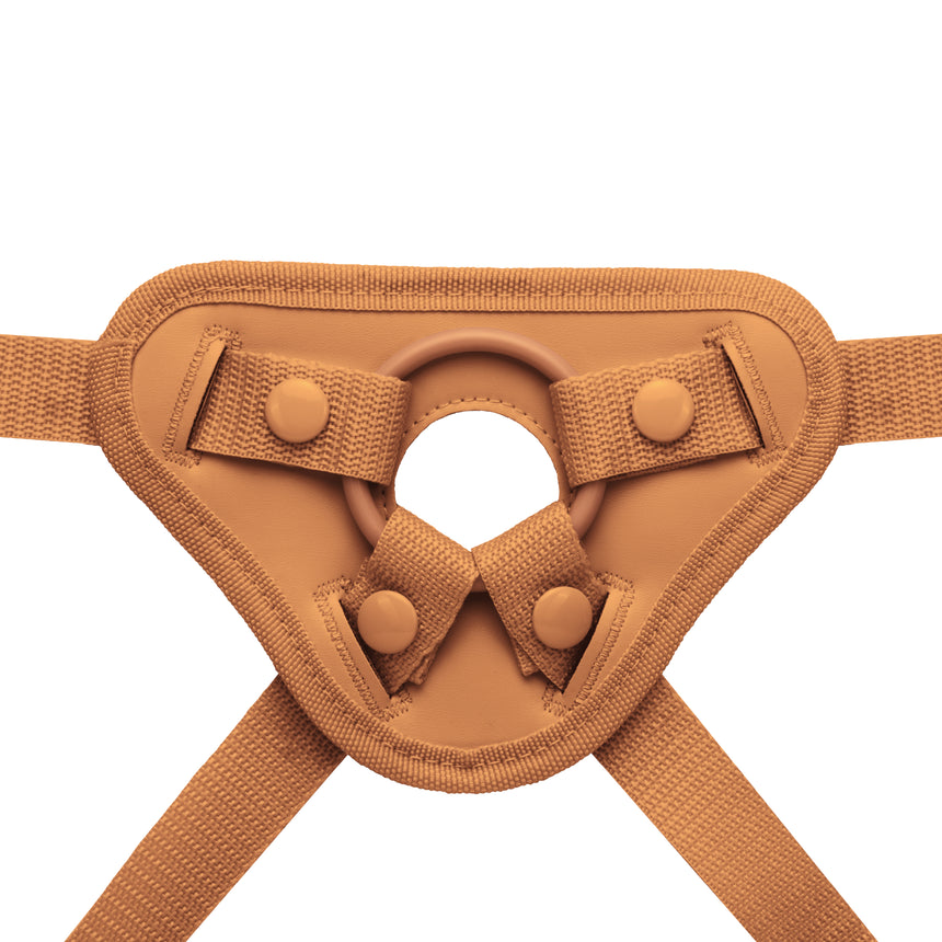 NudeFit Fully Adjustable Unisex Strap-On Harness with 3 O-Rings
