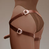 NudeFit FlexCurv Fully Adjustable Unisex Strap-On Harness with 3 O-Rings