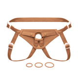 NudeFit FlexCurv Fully Adjustable Unisex Strap-On Harness with 3 O-Rings