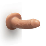 Together Tones 6.5 Inch Realistic Girthy Strap-On Dildo with Flared Suction Base