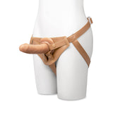 Together Tones 6.5 Inch Realistic Girthy Strap-On Dildo with Flared Suction Base
