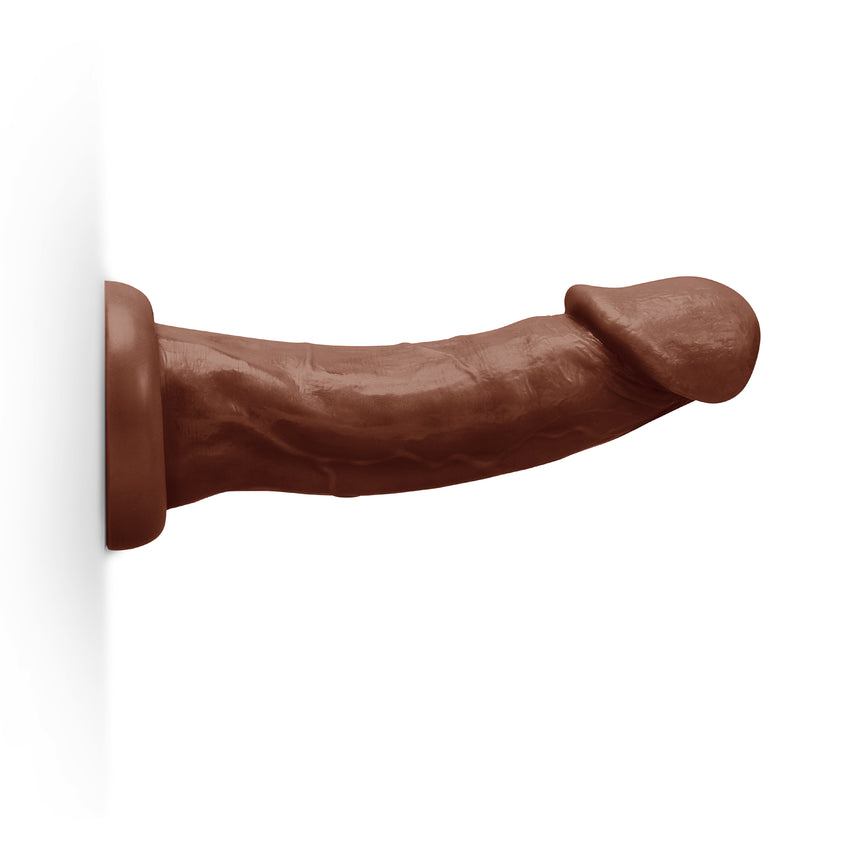 Together Tones 9 Inch Realistic Girthy Strap-On Dildo with Flared Suction Base
