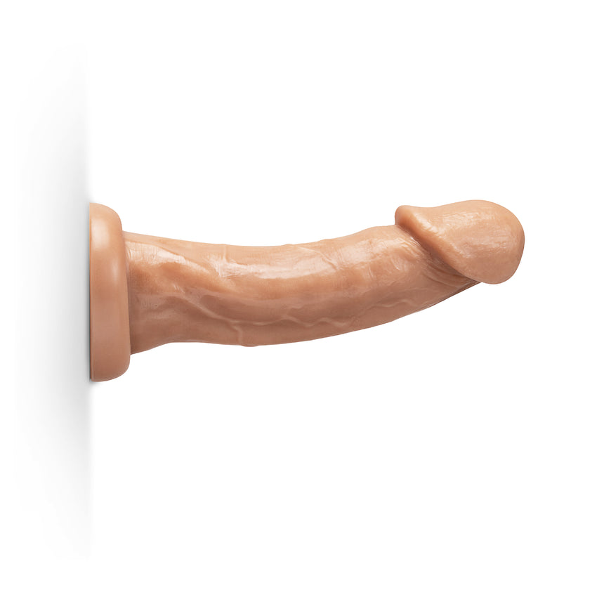 Together Tones 9 Inch Realistic Girthy Strap-On Dildo with Flared Suction Base