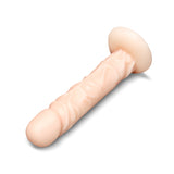 Together Tones 8.25 Inch Realistic Strap-On Dildo with Flared Suction Base