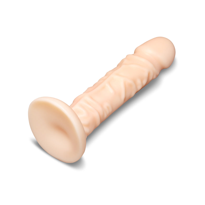 Together Tones 8.25 Inch Realistic Strap-On Dildo with Flared Suction Base