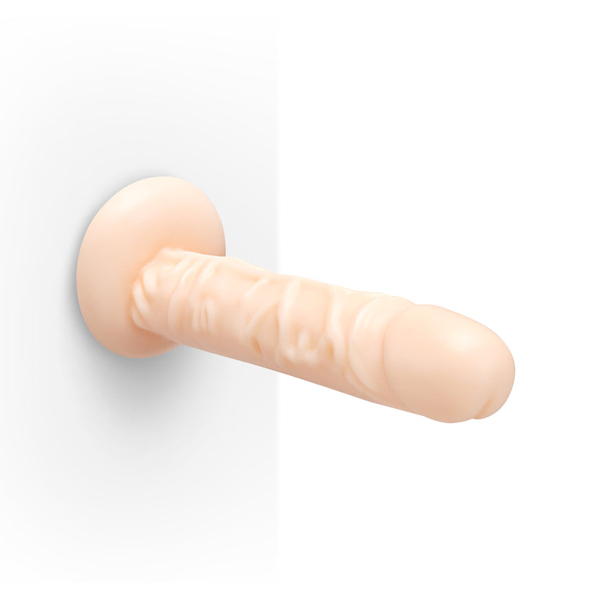 Together Tones 8.25 Inch Realistic Strap-On Dildo with Flared Suction Base