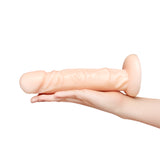 Together Tones 8.25 Inch Realistic Strap-On Dildo with Flared Suction Base