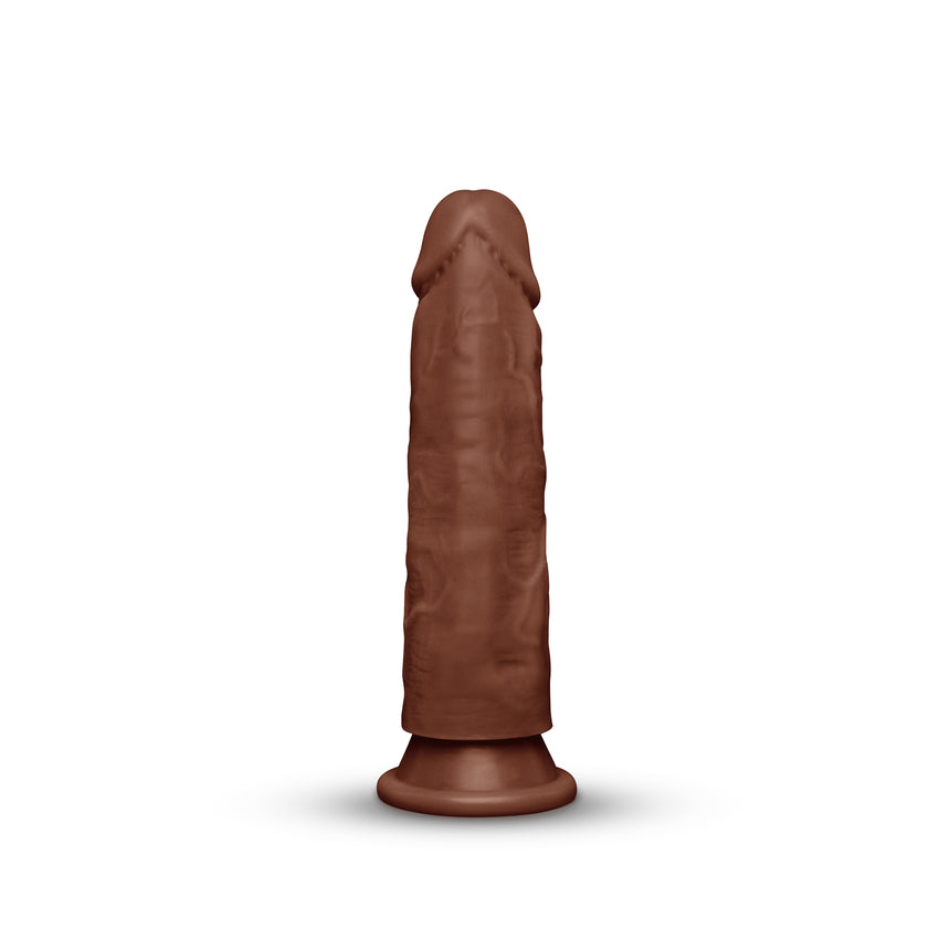 Together Tones 7.75 Inch Realistic Girthy Strap-On Dildo with Flared Suction Base