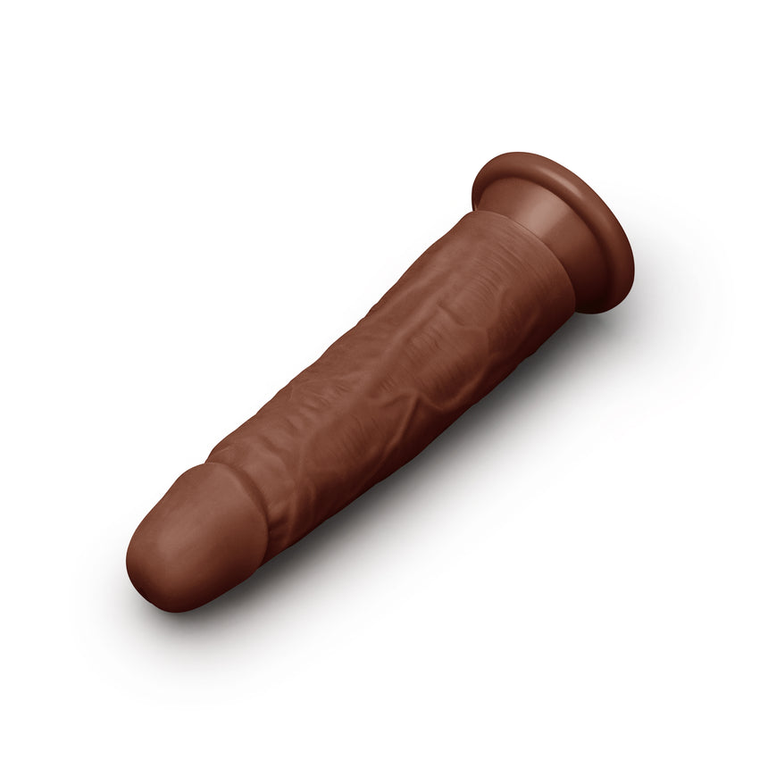 Together Tones 7.75 Inch Realistic Girthy Strap-On Dildo with Flared Suction Base